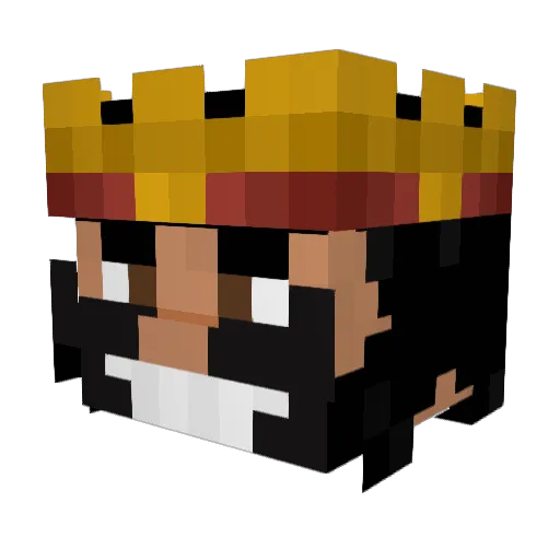 UlyssesTheGoat Minecraft avatar head, 3D render