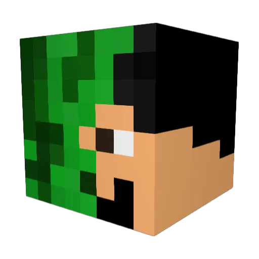 Ulyssess_ Minecraft avatar head, 3D render