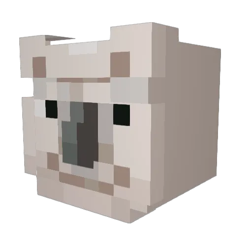 UmJunSic Minecraft avatar head, 3D render