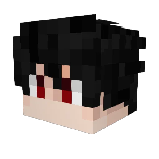 UmSenhor Minecraft avatar head, 3D render