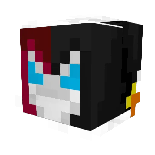 UmTalDeMatheus Minecraft avatar head, 3D render