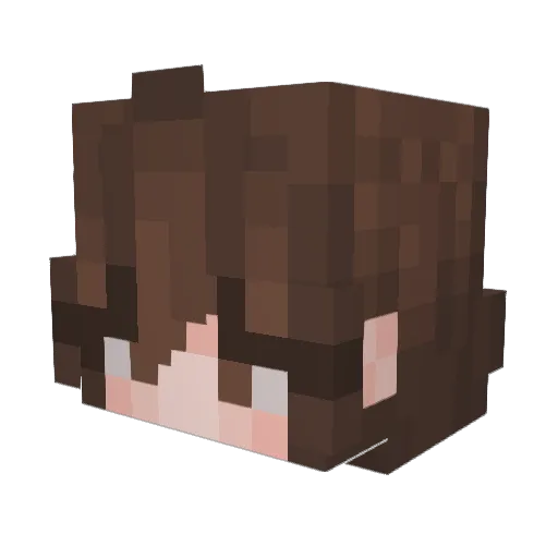 UmaOlaf Minecraft avatar head, 3D render