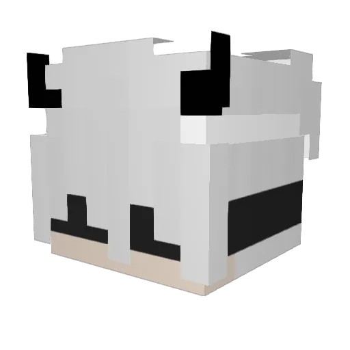 Umairop Minecraft avatar head, 3D render