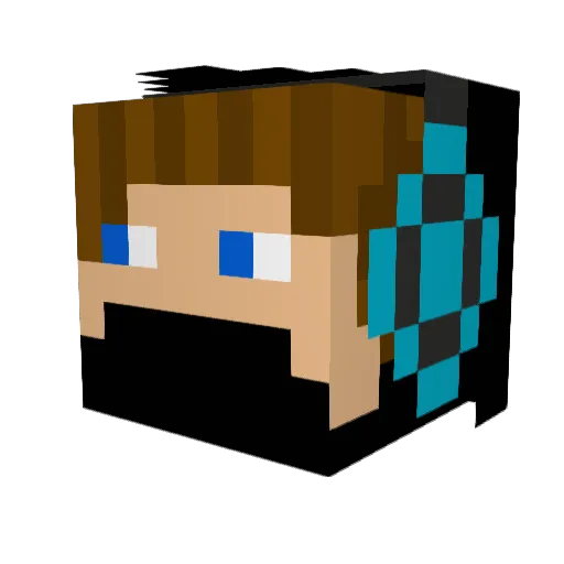 UmarGOAT Minecraft avatar head, 3D render