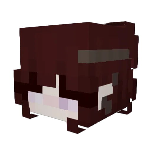 UmariaHD Minecraft avatar head, 3D render
