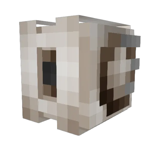 Umb3rus Minecraft avatar head, 3D render