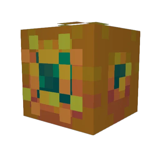 Umbertiti Minecraft avatar head, 3D render
