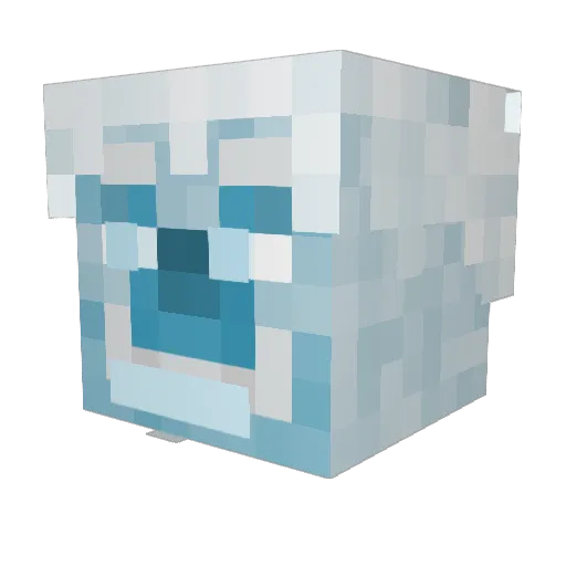 UmbertoYetiz Minecraft avatar head, 3D render
