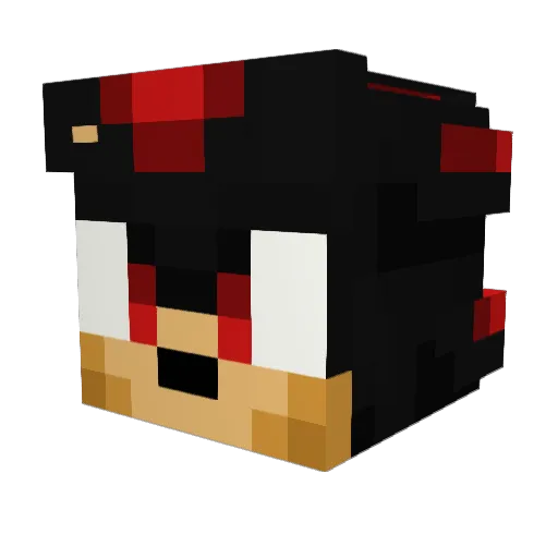UmbraAriciu Minecraft avatar head, 3D render