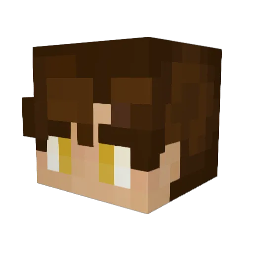 UmbraOwl5000 Minecraft avatar head, 3D render