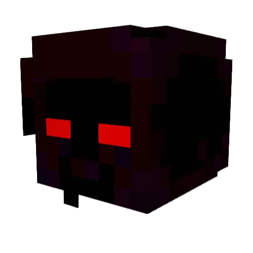 Umbral_Phoenix Minecraft avatar head, 3D render