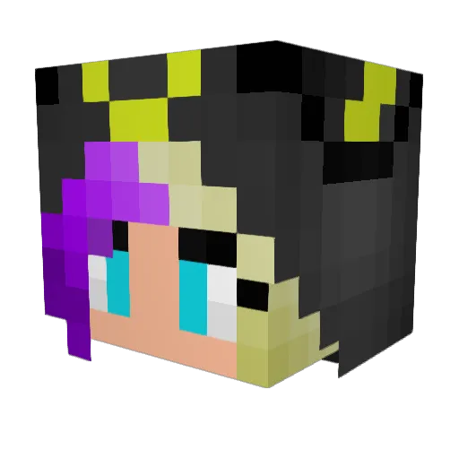 UmbreVulpus Minecraft avatar head, 3D render