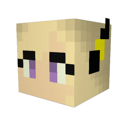UmbreonGurl Minecraft avatar head, 3D render