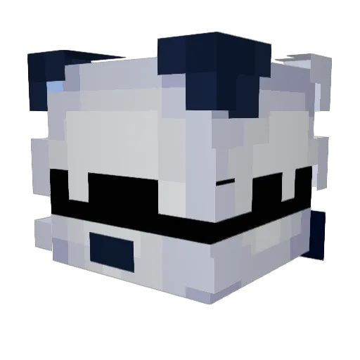 UmbricMC Minecraft avatar head, 3D render
