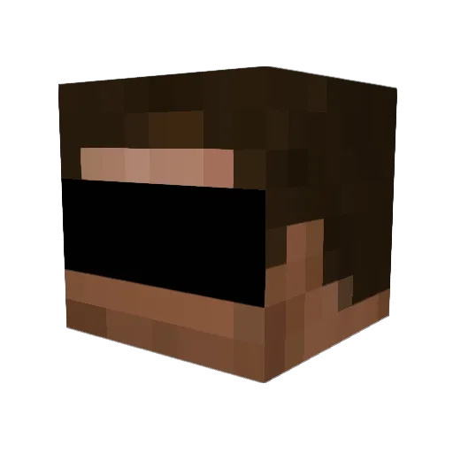 Umbrlee21 Minecraft avatar head, 3D render