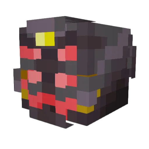 Umdalf Minecraft avatar head, 3D render