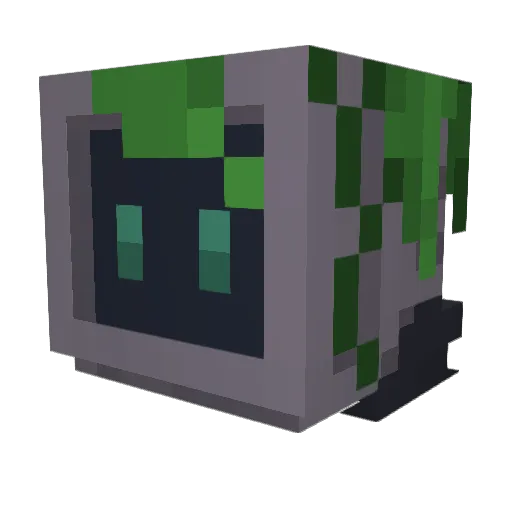 Umer0 Minecraft avatar head, 3D render
