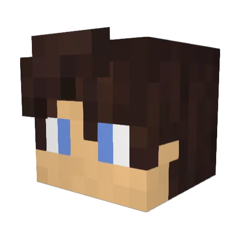 UmiPerhaps Minecraft avatar head, 3D render