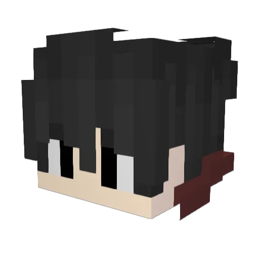 UmitOzk_ Minecraft avatar head, 3D render