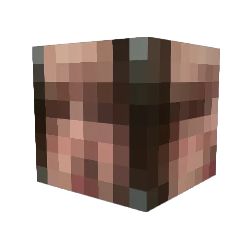 Umivak Minecraft avatar head, 3D render