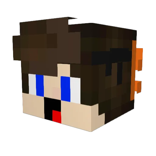 Ummmm0 Minecraft avatar head, 3D render