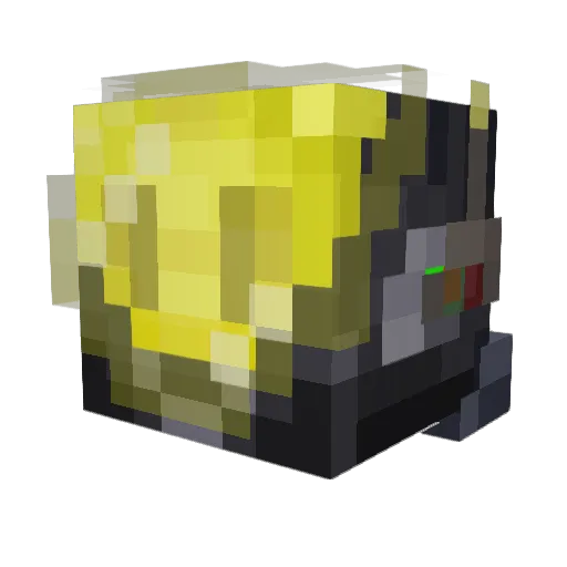 Ummut Minecraft avatar head, 3D render
