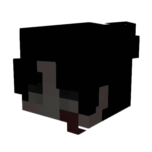 Umrzyk Minecraft avatar head, 3D render