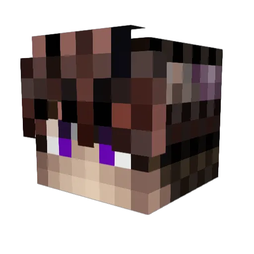 Umur_Eren Minecraft avatar head, 3D render