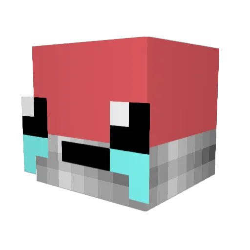 Umut_1337 Minecraft avatar head, 3D render