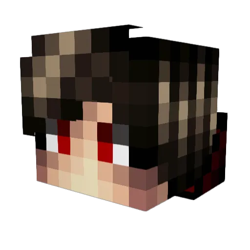 UmuthannS Minecraft avatar head, 3D render