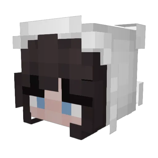 Umutilein Minecraft avatar head, 3D render