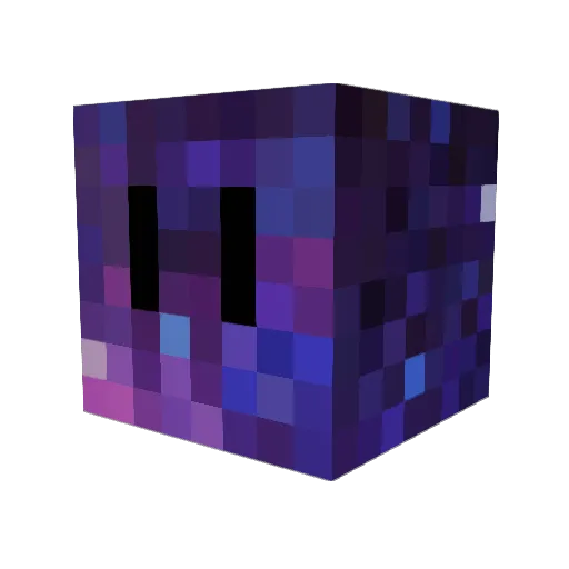 Un1verseLive Minecraft avatar head, 3D render
