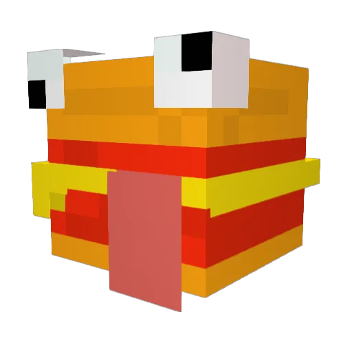Un5table Minecraft avatar head, 3D render