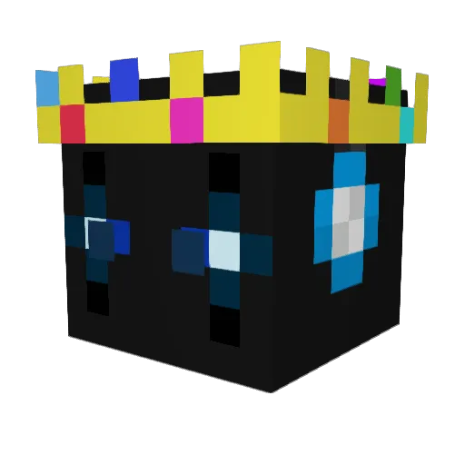 UnCookd Minecraft avatar head, 3D render