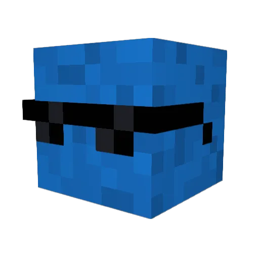 UnForGottenZ Minecraft avatar head, 3D render