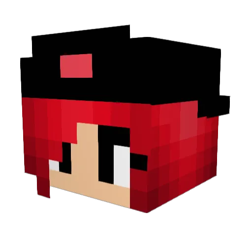 UnKn0ewn Minecraft avatar head, 3D render