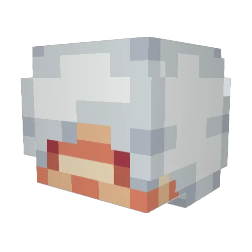 UnKnOwN_Maro Minecraft avatar head, 3D render