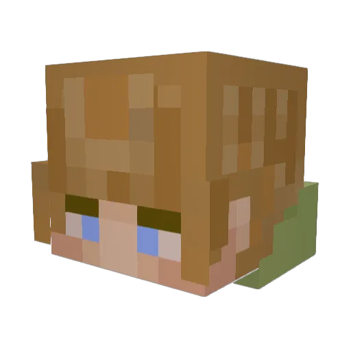 UnKnown_User2105 Minecraft avatar head, 3D render
