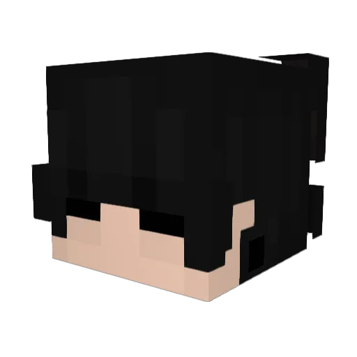 UnLivingTrout Minecraft avatar head, 3D render