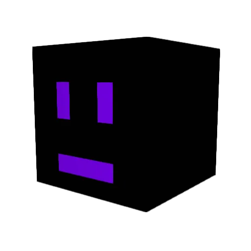 UnNaturalVibe Minecraft avatar head, 3D render