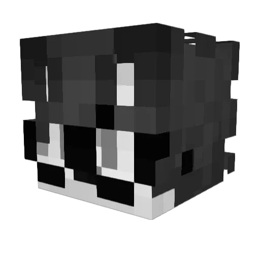 UnR4nd0m_01 Minecraft avatar head, 3D render