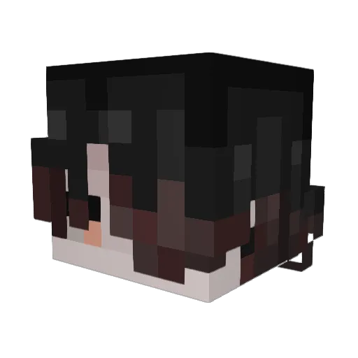 UnReal947 Minecraft avatar head, 3D render