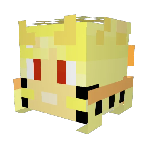 UnSeeN_ShoT Minecraft avatar head, 3D render