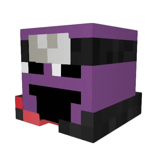 UnWise_TW Minecraft avatar head, 3D render