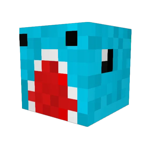 Un_Baguette Minecraft avatar head, 3D render