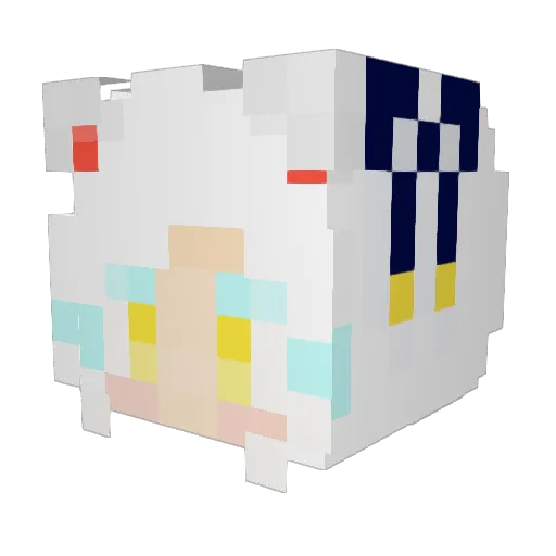 Un_Rang Minecraft avatar head, 3D render