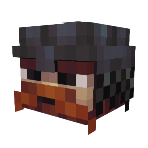 Un_Yordle_Rabios Minecraft avatar head, 3D render