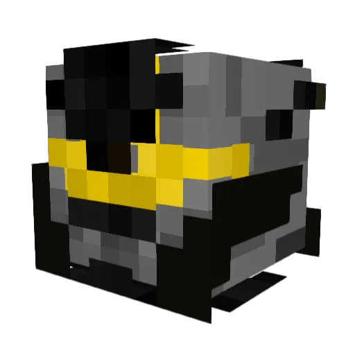 UnaGaviota Minecraft avatar head, 3D render