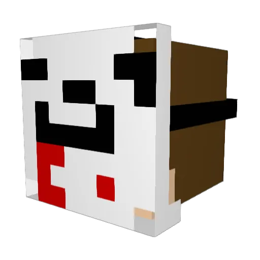 UnaLesTo__ Minecraft avatar head, 3D render