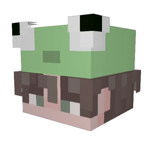 UnableToLose Minecraft avatar head, 3D render